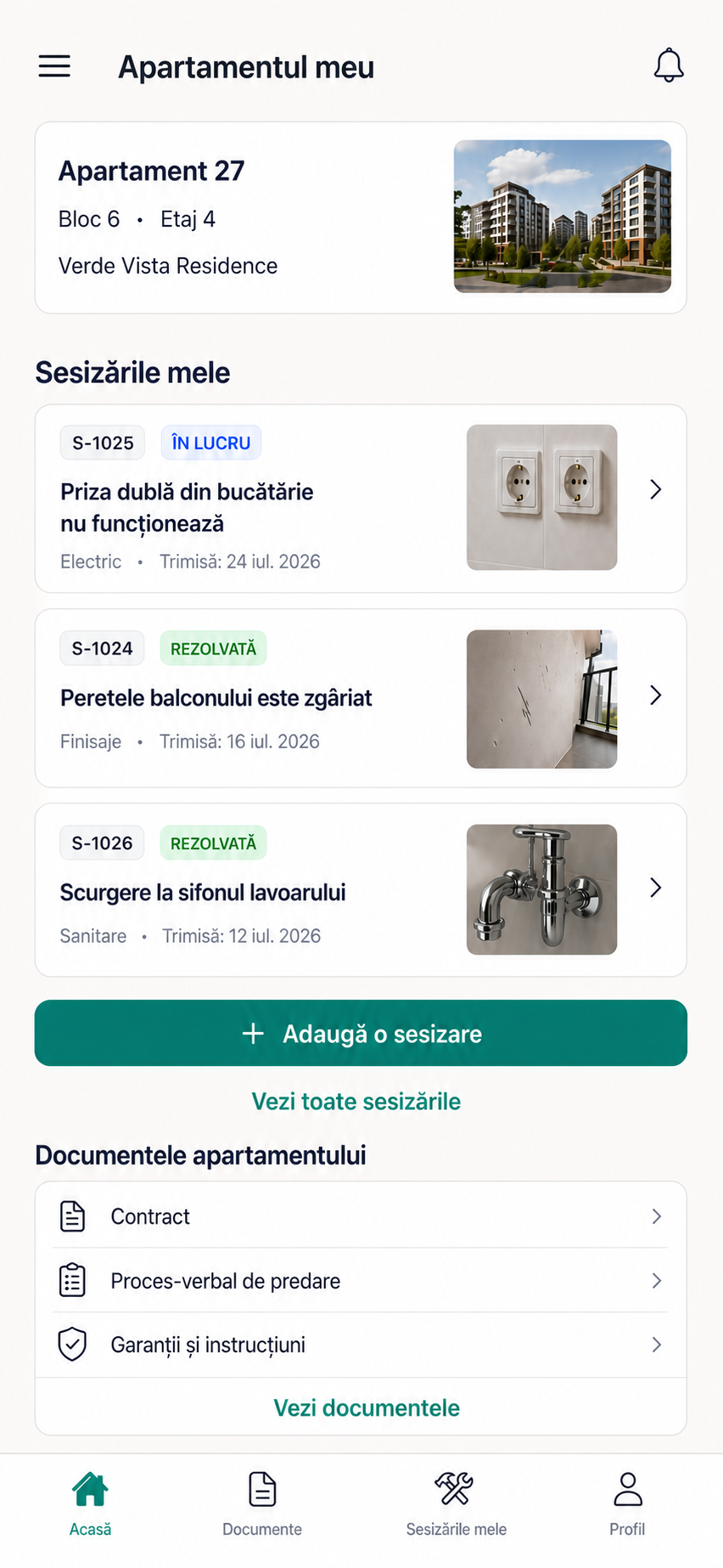 Ecranul complet PUNTEA pentru Cumpărător