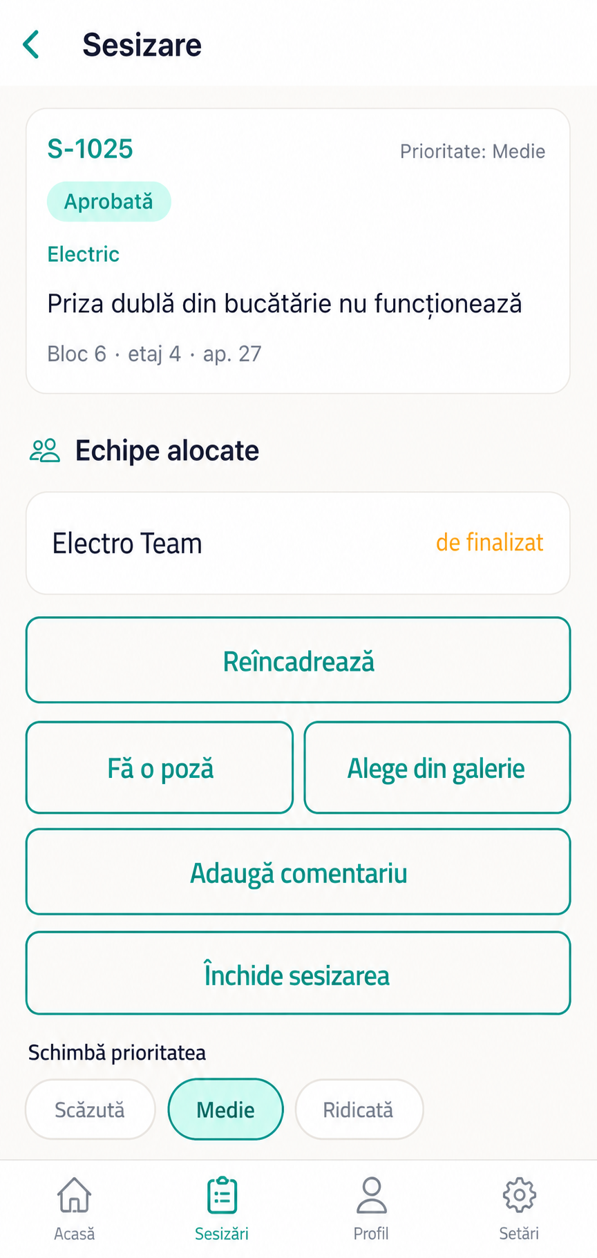 Dirigintele gestionează: Lucrarea rămâne sub control.