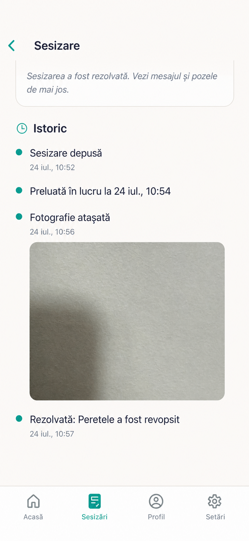 Istoric complet: Fiecare pas rămâne vizibil.